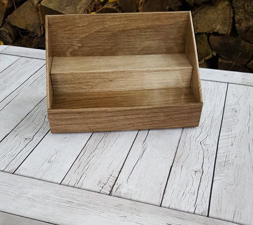 Fitted Table Cover - White Washed Wood Crate